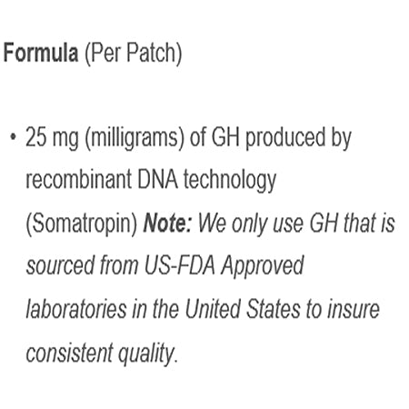 HGH 25mg Power Patch