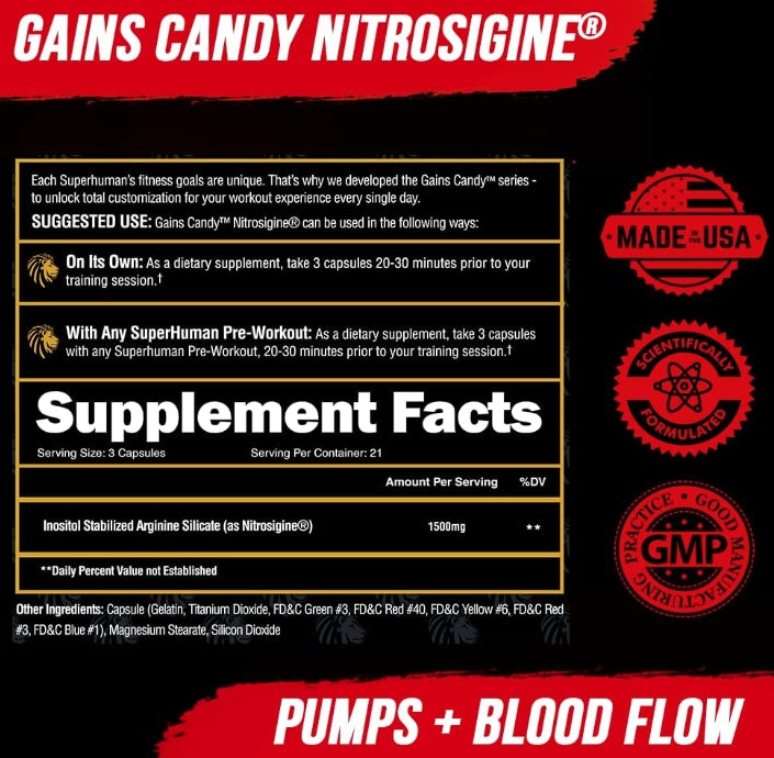 Gains Candy™ Nitrosigine