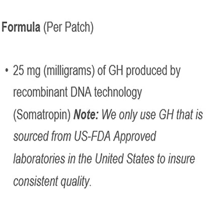 HGH 25mg Power Patch