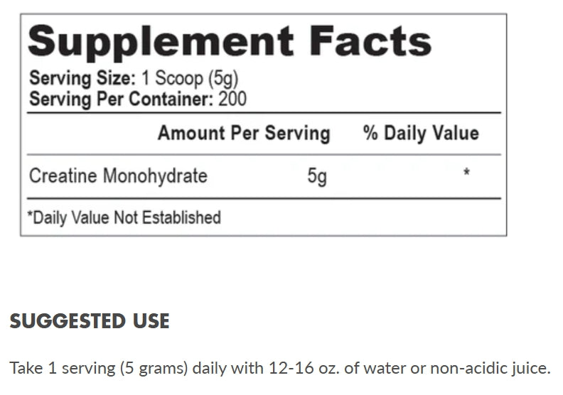 Creatine Monohydrate